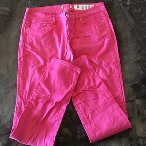 Pink jeans
